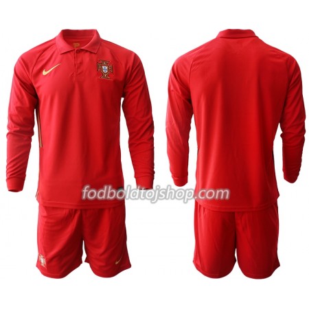 Portugal Børn Hjemme Fodboldsæt EURO 2020 L/S (+ Korte bukser)